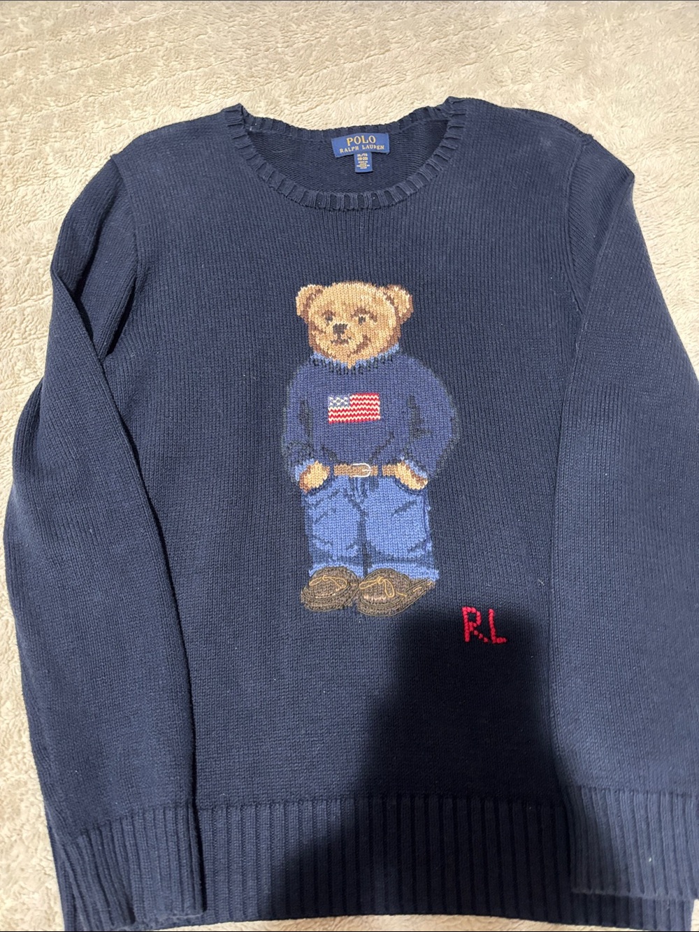 Ralph Lauren Bear Sweater - Picture 2 of 3